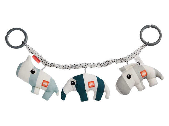 Done by Deer Pram Toy Deer Friends- Blue-1875027484169342976