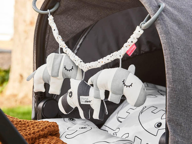 Done by Deer Pram Toy Deer Friends- Grey-1875027483896713217