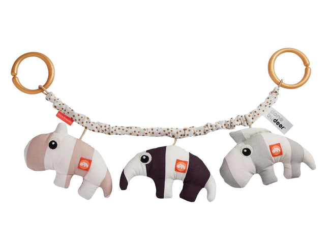 Done by Deer Pram Toy Deer Friends- Powder Pink-1875027484039319552