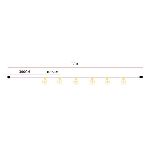 Festoon String Lights Kits Wedding Party 38M-1919892877907988482