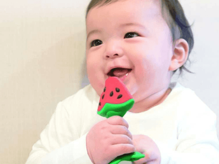 EDISON mama Kamikami Baby Teether 3D Watermelon-1875027477898858499