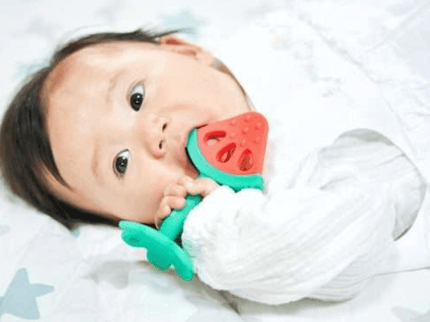 EDISON mama Kamikami Baby Teether  Apple-1875027451176947714