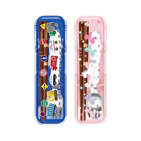 EDISON mama Portable Spork Set with Case Unicorn-1875027486333603841