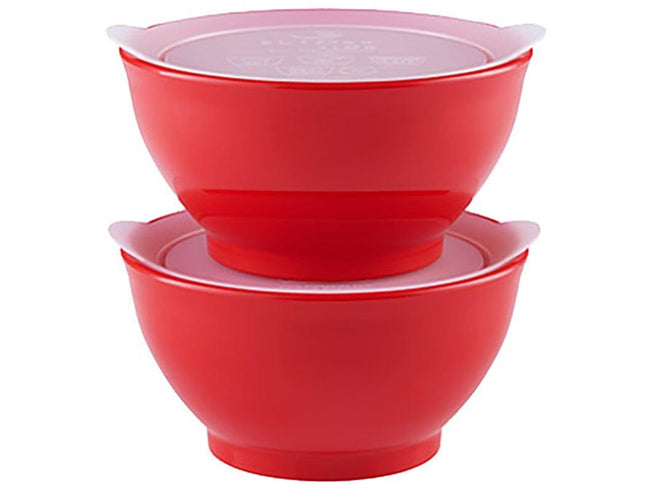 Elipse Kids Spill-Proof Anti-Slip Bowl Stage 1 8oz | Twin Pack with Lid Blue-1875027464447725568