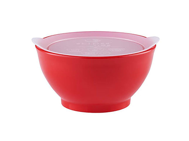 Elipse Kids Spill-Proof Anti-Slip Bowl Stage 1 8oz | Twin Pack with Lid Orange-1875027464745521153