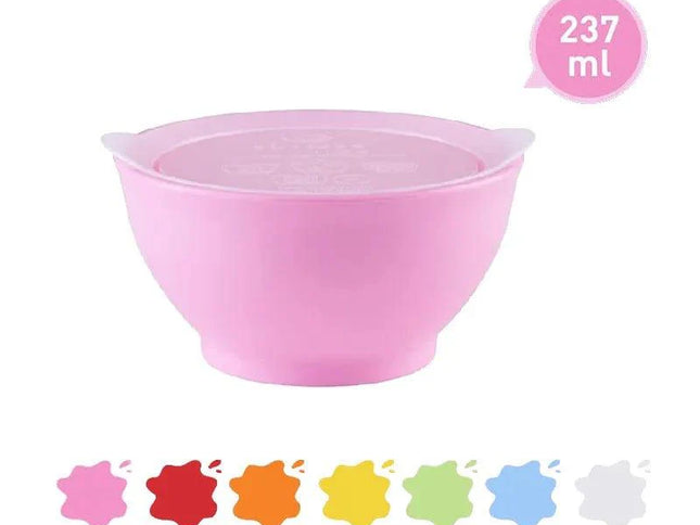 Elipse Kids Spill-Proof Anti-Slip Bowl Stage 1 | Single Pack with Lid White-1875027514171199488