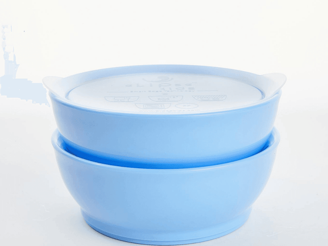Elipse Kids Spill-Proof Anti-Slip Bowl Stage 3 12oz | Twin Pack with Lid Green-1875027469904515072
