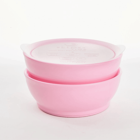 Elipse Kids Spill-Proof Anti-Slip Bowl Stage 3 12oz | Twin Pack with Lid Yellow-1875027470659489792