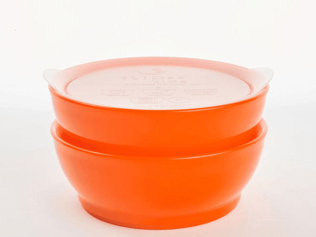 Elipse Kids Spill-Proof Anti-Slip Bowl Stage 3 12oz | Twin Pack with Lid Green-1875027469904515073