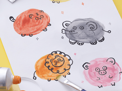 Flower Monaco Finger Paint Set-1875027507015716870