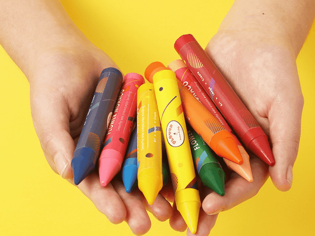 Flower Monaco Palmy Crayons 16 Colours-1875027530323464194