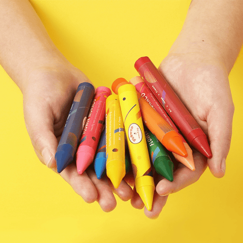 Flower Monaco Palmy Crayons 16 Colours-1875027530323464194