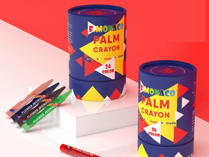Flower Monaco Palmy Crayons 24 Colour-1875027530143109123