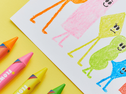 Flower Monaco Palmy Crayons 24 Colour-1875027530143109127