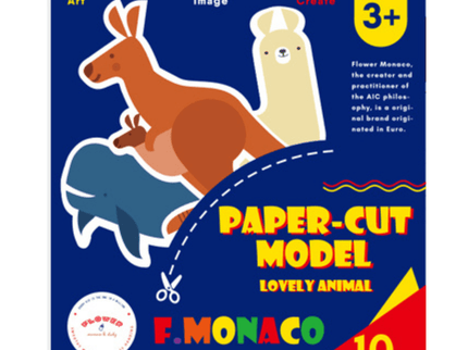 Flower Monaco Paper Cut Model Lovely Animal-1875027532470947840
