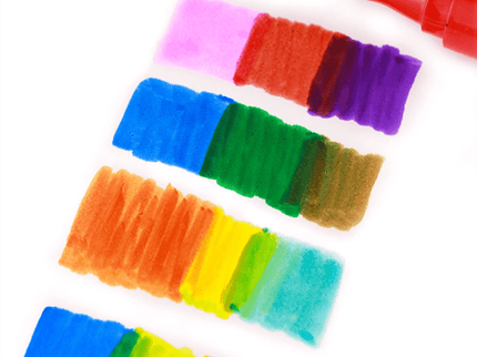Flower Monaco Taper Head Washable Marker 24 Colors-1875027467891249156