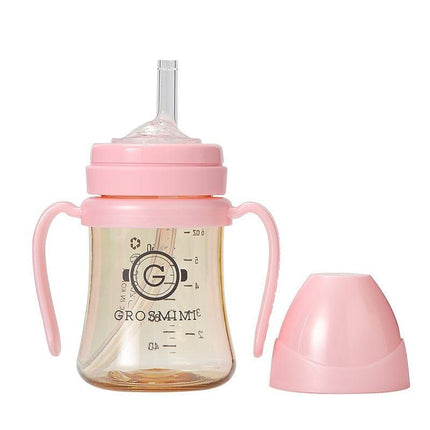 Grosmimi PPSU Straw Cup 200ml Charcoal-1973194094247284742