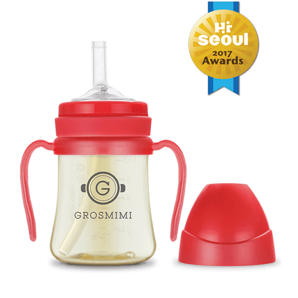 Grosmimi PPSU Straw Cup 200ml Charcoal-1973194094247284741
