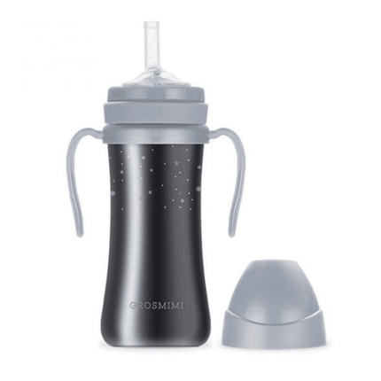 Grosmimi Stainless Straw Cup 200ml Red-1973194256029978628