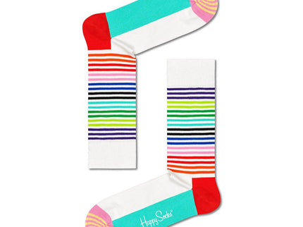 Happy Socks adult Half Stripe Sock Mint Blue Size 36-39-1875027454654025728