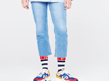 Happy Socks adult Stripe Sock Size 36-40-1875027454507225089
