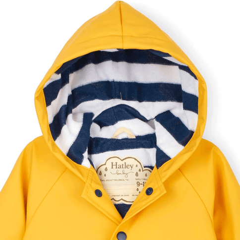 HATLEY Baby Raincoat | Yellow Size 9-12 Months-1875027408680259585