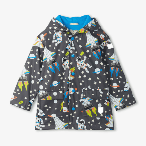 HATLEY Colour Changing Raincoat | Outer Space Size 8-1875027400002244608
