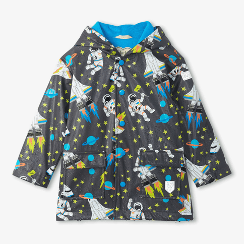 HATLEY Colour Changing Raincoat | Outer Space Size 10-1875027400136462337