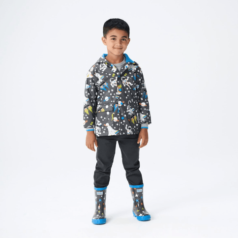 HATLEY Colour Changing Raincoat | Outer Space Size 10-1875027400136462338