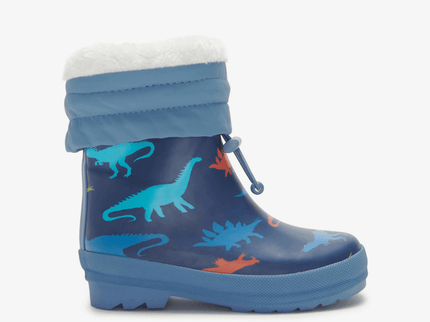 Hatley Dinosaur Silhouettes Sherpa Lined Kids Rain Boots Size 9-1875027401696743424
