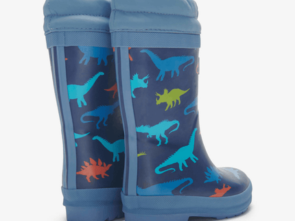 Hatley Dinosaur Silhouettes Sherpa Lined Kids Rain Boots Size 9-1875027401696743425