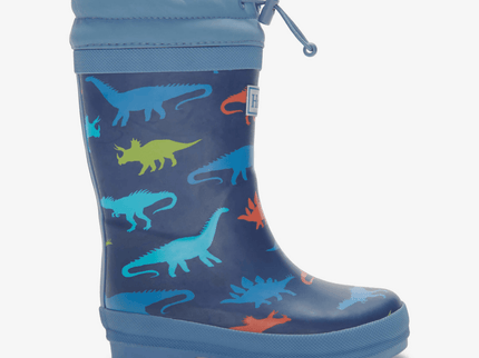 Hatley Dinosaur Silhouettes Sherpa Lined Kids Rain Boots Size 9-1875027401696743426