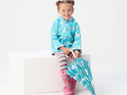 HATLEY Raincoat | Adorable Alpacas Size 3-1875027400270680066