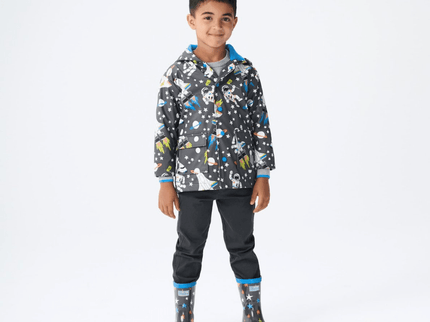 HATLEY Shiny Kids Rain Boots | Ombre Stars size 11-1875027419799359489