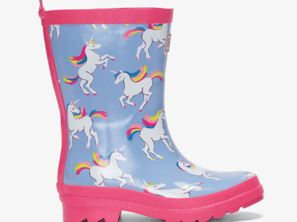 HATLEY Shiny Kids Rain Boots | Unicorn Sky Dance size 1-1875027392771264512