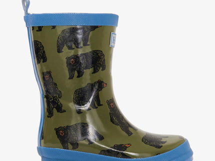 HATLEY Shiny Kids Rain Boots | Wild Bear size 6-1875027404540481536