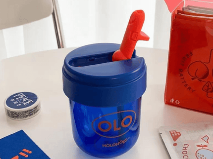 HOLOHOLO Heat-Resistant Reusable Coffee Cup Blue 450ml-1875027421896511493