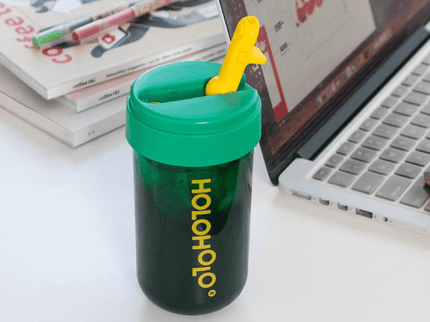 HOLOHOLO Heat-Resistant Reusable Coffee Cup Green 450ml-1875027422064283649