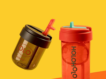 HOLOHOLO Heat-Resistant Reusable Coffee Cup Grey 450ml-1875027521674809345