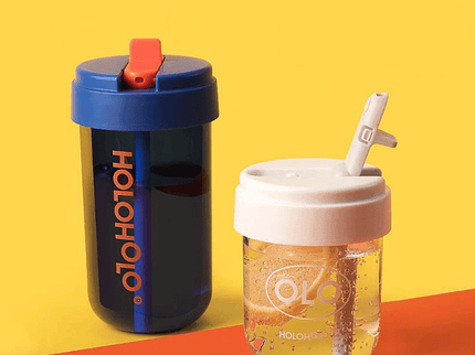 HOLOHOLO Heat-Resistant Reusable Coffee Cup Grey 450ml-1875027521674809348