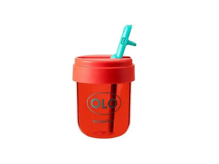 HOLOHOLO Heat-Resistant Reusable Coffee Cup Red 300ml-1875027471330578432