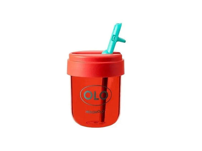HOLOHOLO Heat-Resistant Reusable Coffee Cup Red 300ml-1875027471330578432