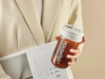 HOLOHOLO Heat-Resistant Reusable Coffee Cup White 300ml-1875027524958949384