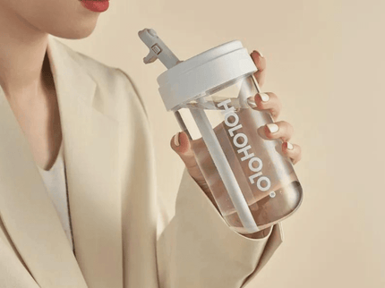 HOLOHOLO Heat-Resistant Reusable Coffee Cup White 300ml-1875027524958949379