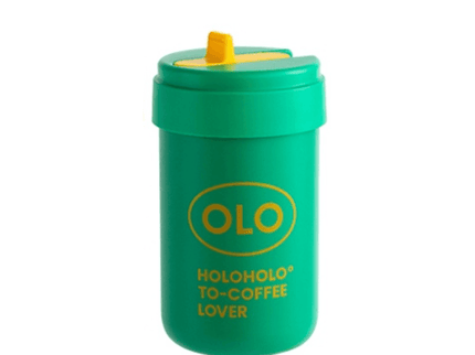 HOLOHOLO Thermo Coffee Cup 380Ml Green-1875027518243868672