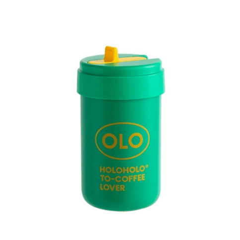 HOLOHOLO Thermo Coffee Cup 380Ml Green-1875027518243868672