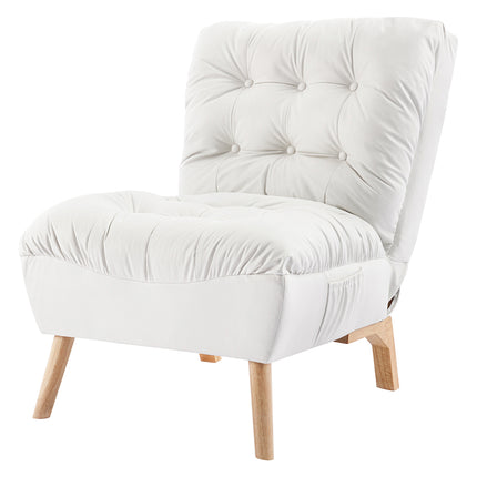 Levede Lounge Accent Chair Sofa Recliner Cream-1973194009761419264