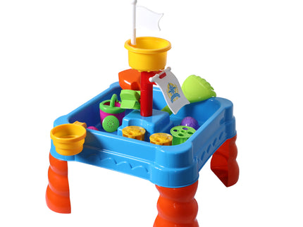 21pc Kids Sand Water Activity Play Table-1864184650843426816