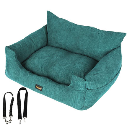 PaWz Pet Car Booster Seat Dog Protector L Green Large-1954802559168417792