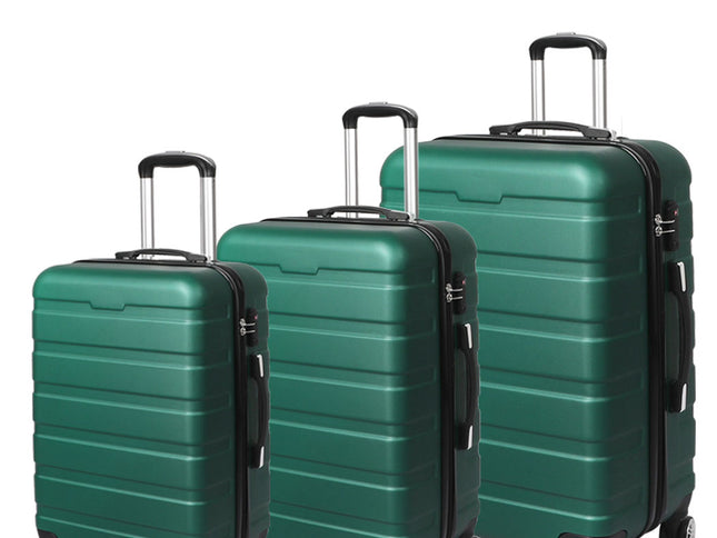 Slimbridge 3PC Luggage sets Suitcase Green-1864184368008925184